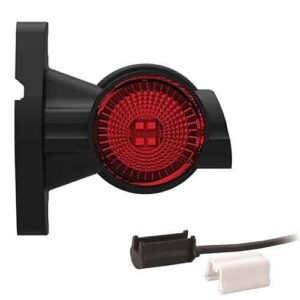 Rechts | LED breedtelamp  | korte steel | 12-36v | 1,5mm2 connector