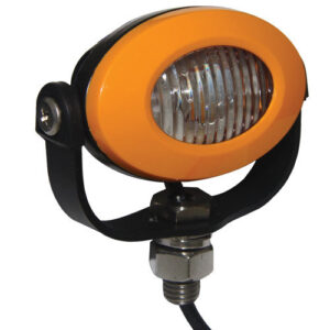 Flitslamp Ovaal Oranje 12/24V | Reg 10/65